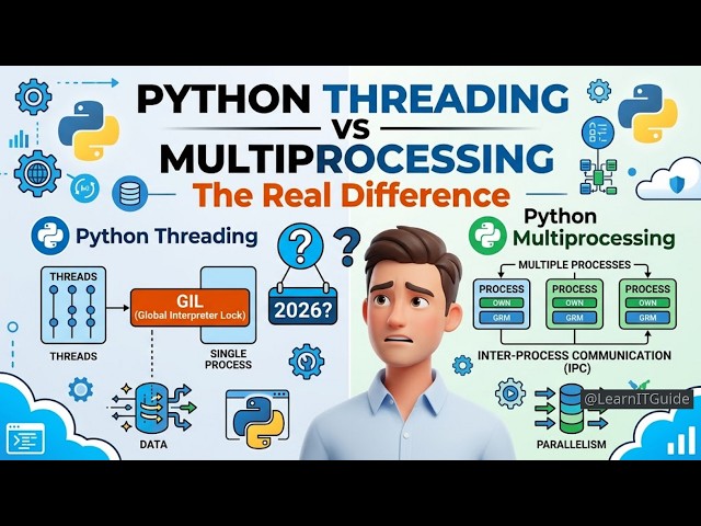 Python Threading vs Multiprocessing: Which Should You Use in 2026?