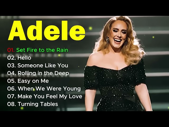 ADELE 💕 The Best Songs Of ADELE 🎶 ADELE Greatest Hits 2025 #Adele