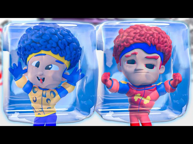 Frozen Shapes with DB Heroes | D Billions Kids Songs