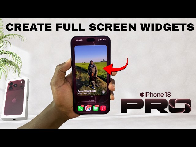 How To Create Full Screen Widgets On iPhone 18 Pro / 18 Pro Max