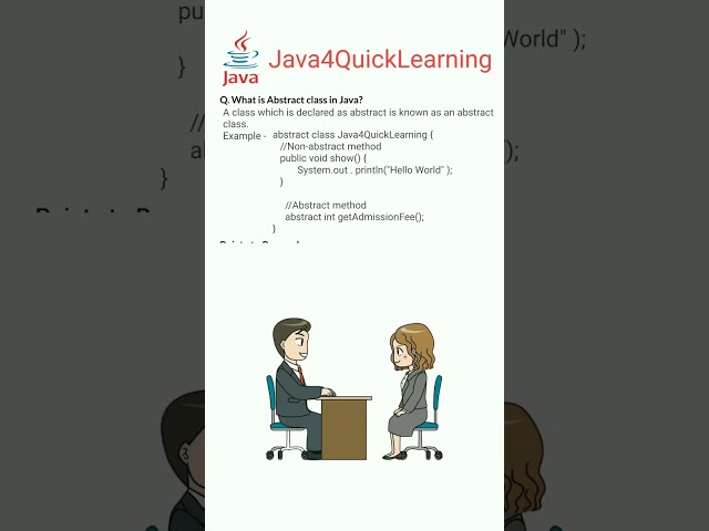 Abstract Class in Java | Interview Preparation Series | #codenova #interviewpreparation #java