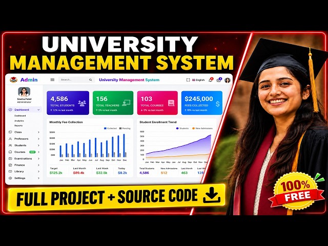 University Management System Project | FREE Source Code + Report | LazyCoder