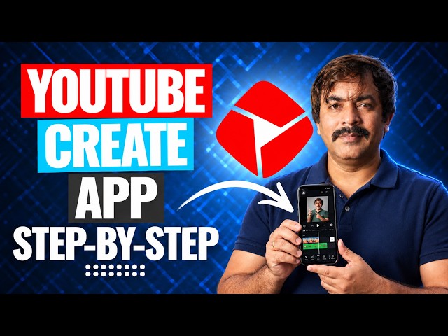 YouTube Create App - Complete Beginner’s Guide | FREE Video Editing App
