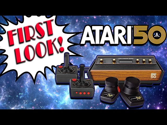 Atari Flashback Gold 50th Anniversary Edition First Look