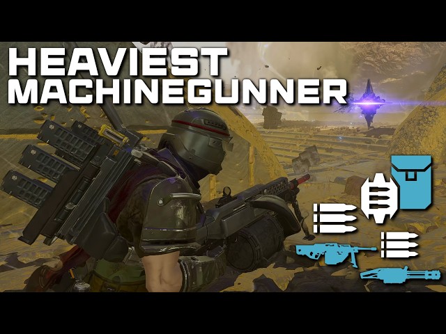 The HEAVIEST MG Loadout - Peak Physique HMG + Maxigun + Bullet Dog! | Helldivers 2