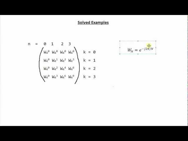 Discrete Fourier Transform - Part 2