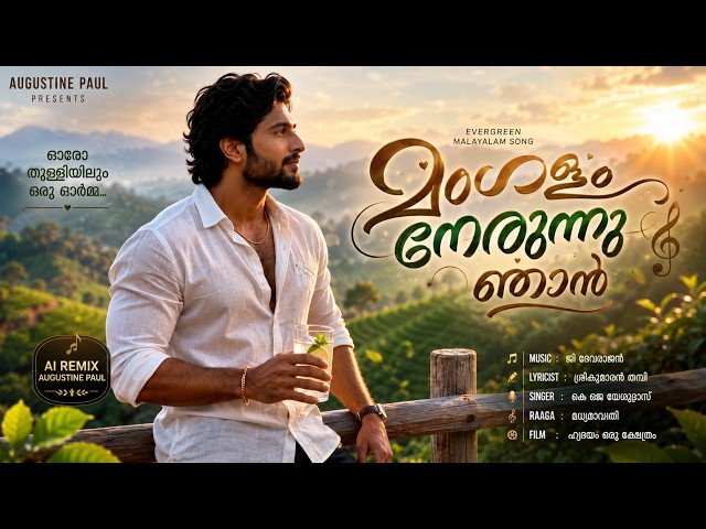 മംഗളം നേരുന്നു ഞാൻ | Augustine Paul | AI Remix | ശ്രീകുമാരൻ തമ്പി | ജി ദേവരാജൻ |  ഹൃദയം ഒരു ക്ഷേത്രം