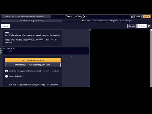 Python List Comprehension By Building A Case Converter Program Steps 1 To 11