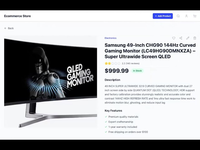 Ecommerce Store Created Using React + GraphQL + Prisma With PostgreSQL Database