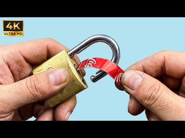 Open ANY Lock without a key in a flash! 😱 Billions Of People Don't Know This Secret! Inventor 247