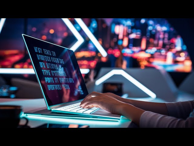 Typing On a Laptop Keyboard | Stock Video | Creative Commons