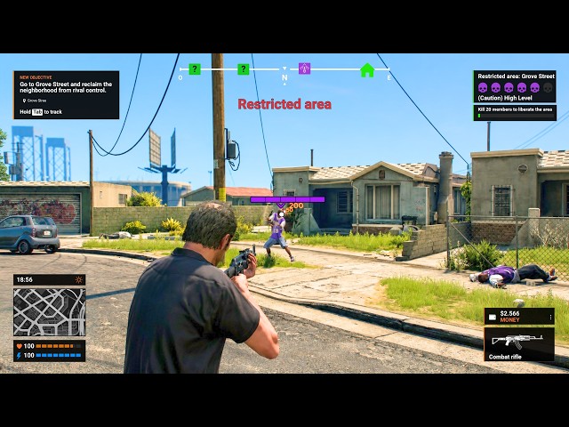 GTA 5, but it was made by Ubisoft...