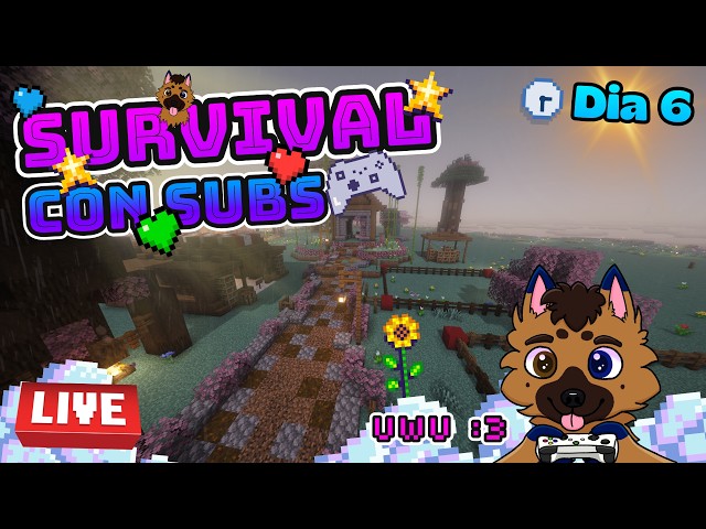 Jugando MINECRAFT CON SUBS | Día 6 | Mas Cultivos :3