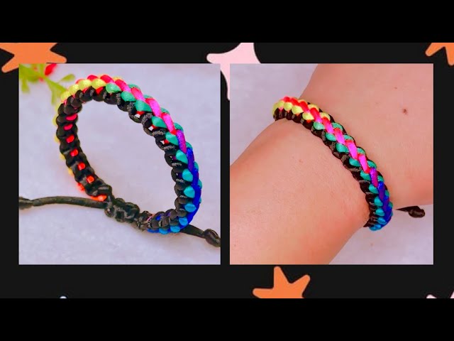 How to Make an EASY Paracord Bracelet #diy #paracord #bracelet #macrame #tutorial