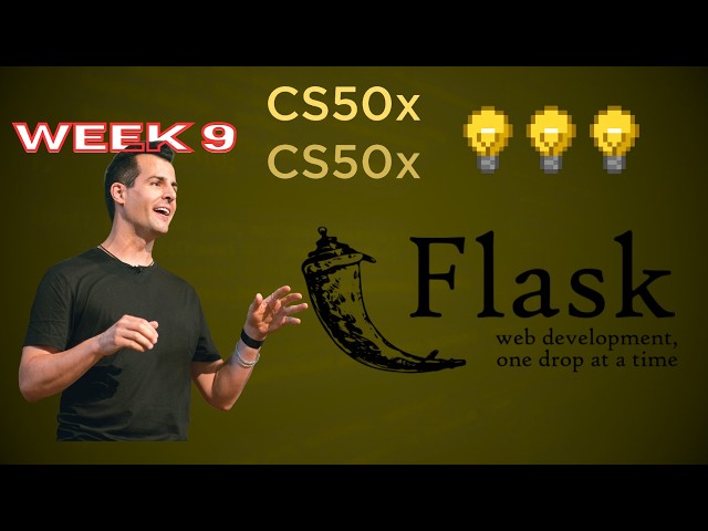 I Built My First Full-Stack Web App | CS50 Week 9  |Flask Changed Everything