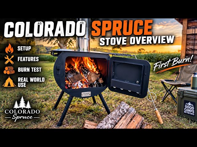 Colorado Cylinder Spruce Stove | Setup, Overview & First Burn