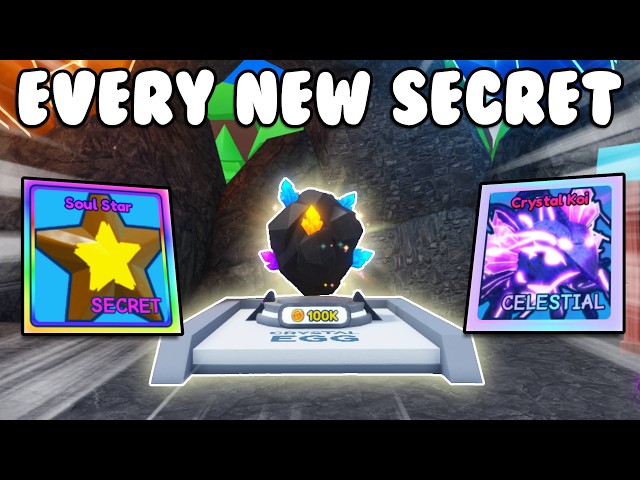 I Hatched EVERY New Crystal Secret In BUBBLE GUM SIMULATOR INFINITY! | BGSI