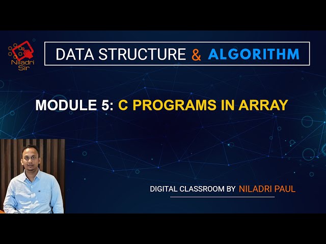 Module 5: C Programs in Array