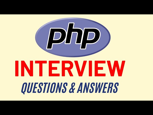Top 25 PHP Interview Questions and Answers | PHP Developer Interview Preparation 2026