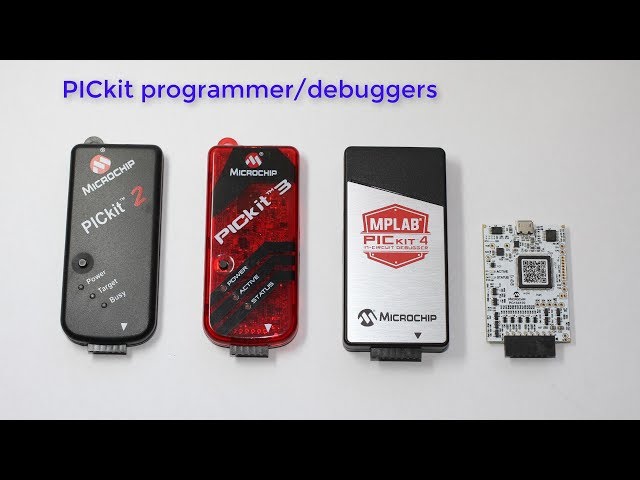 PIC Extras 1 - PICkit4 and Snap programmers