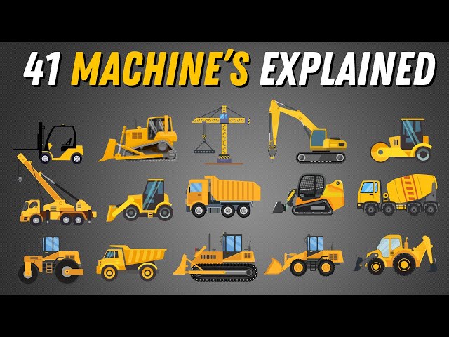 41 Construction Machines Explained in 12 Minutes
