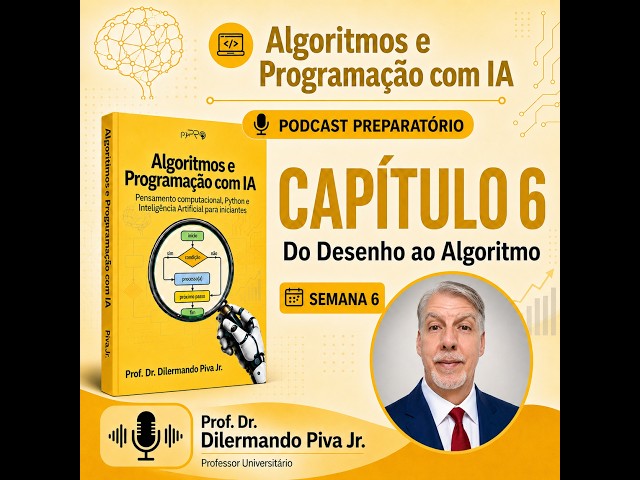Podcast  - Algorítmos e Programação com IA | Cap. 6: Do Desenho ao Algoritmo