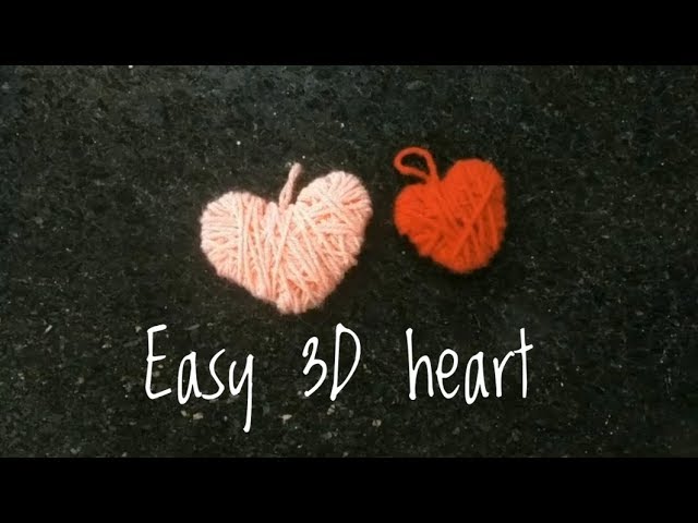 Easy 3D heart tutorial # create magic