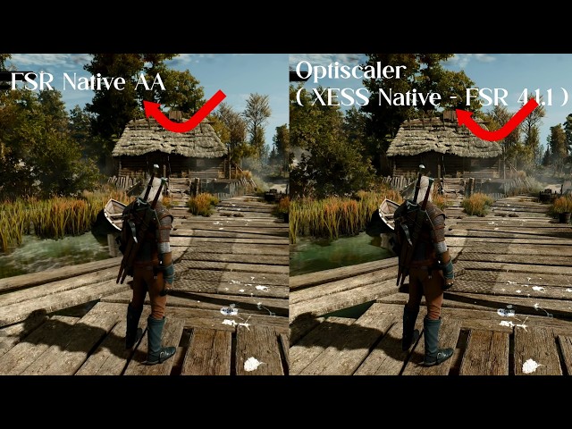 Witcher 3 Remastered : Somehow Optiscaler looks better
