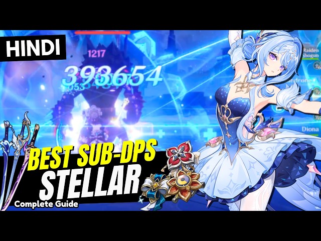 [Hindi] BEST STELLAR ODETTE GUIDE! Best Odette Build - Artifacts, Weapons & Teams | Genshin Impact