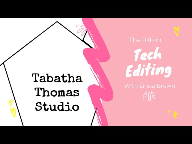 The 101 on Tech Editing with Tabatha Thomas Studio ♡  HG Designs Crochet ♡