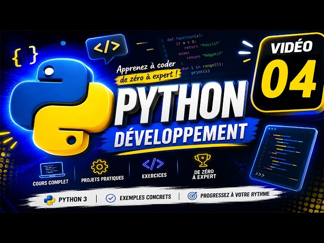 04.Premier programme Python Afficher du texte - Formation Complète de Python
