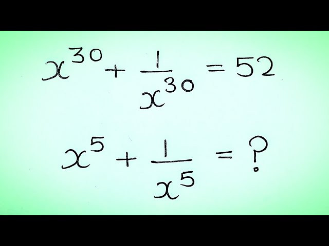 Solve for x in this nice Algebra equation | Math Olympiad Mathematics