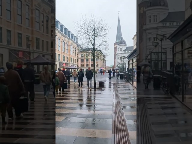 Aarhus in the Rain: Walking Through the Best Shopping Streets!