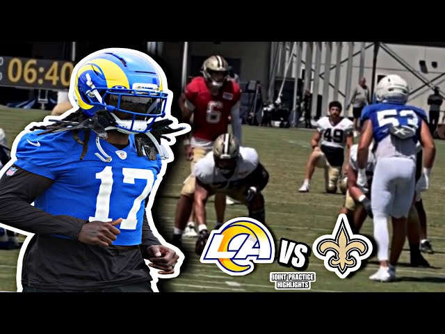 New Orleans Saints vs LA Rams FULL Joint Practice RECAP Highlights: 11vs11 SCRIMMAGE + MORE!