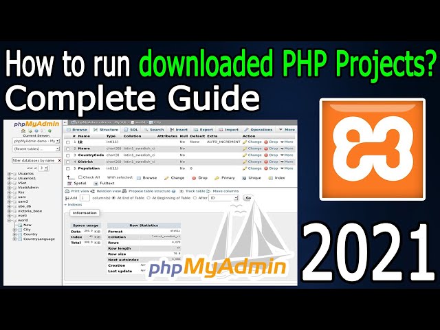 How to Run and Execute downloaded PHP Projects? [ 2021 Update ] XAMPP + phpMyAdmin | Complete Guide