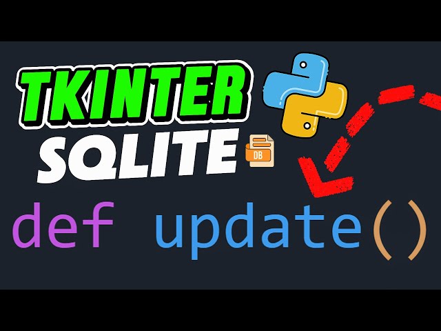 Update Data in Your Python GUI App with Tkinter – Tutorial 5