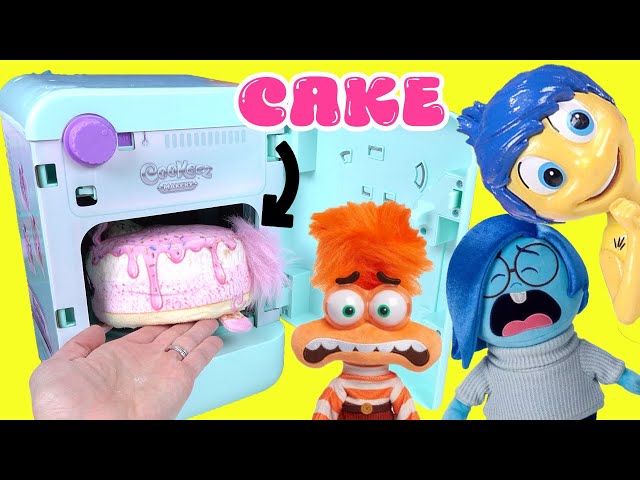 Inside Out 2 Movie Characters Make Cookeez Makery Fridge Cake! DIY Crafts for Kids