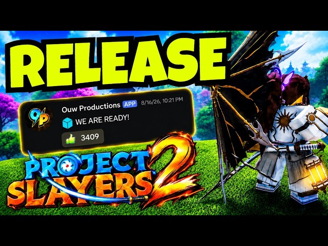 PROJECT SLAYERS 2 IS FINALLY RELEASING! 🔥 (RELEASE DATE, ALL SNEAK PEEKS) | ROBLOX PROJECT SLAYERS 2