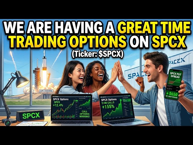 Nos estamos divirtiendo mucho operando opciones en Space X - Ticker: $SPCX