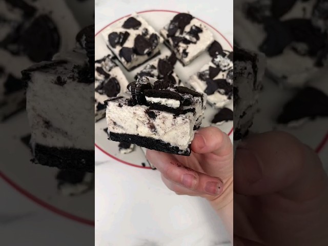 No-Bake Oreo Cheesecake … Go make! You’re welcome 🤤 #oreo #cake #EasyRecipe #Foodie