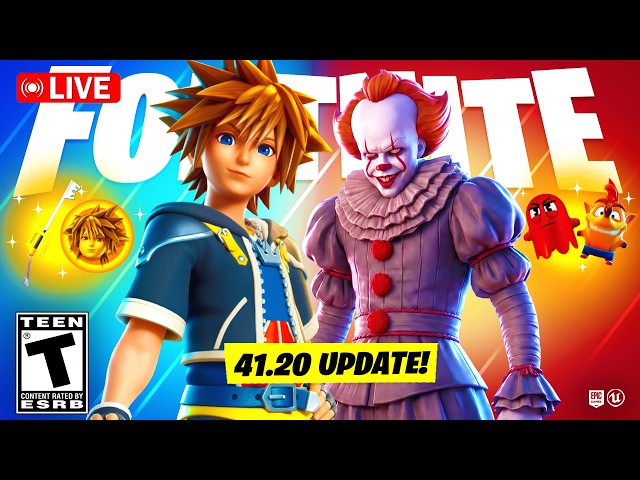 🔴*NEW* FORTNITE UPDATE OUT RIGHT NOW! NEW KINGDOM HEARTS, FORTNITEMARES 2026, SPRITES & MORE! (LIVE)