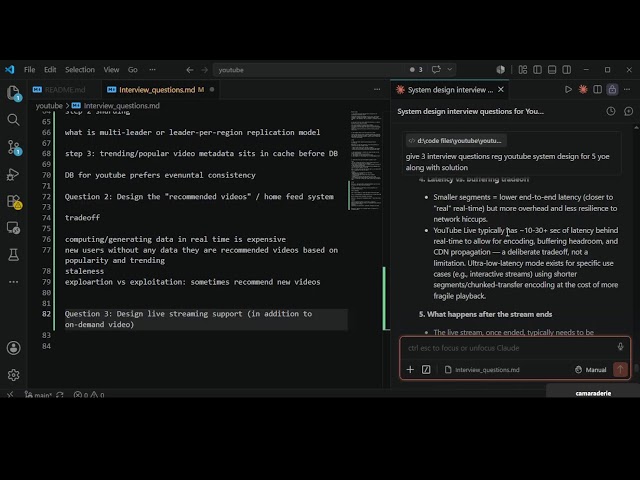 YouTube system design #overflowstackdeveloper