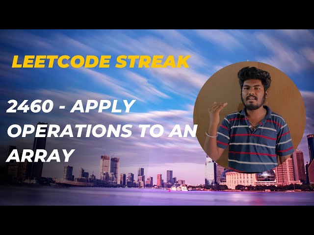 apply operations to an array in python tamil || Leetcode Streak