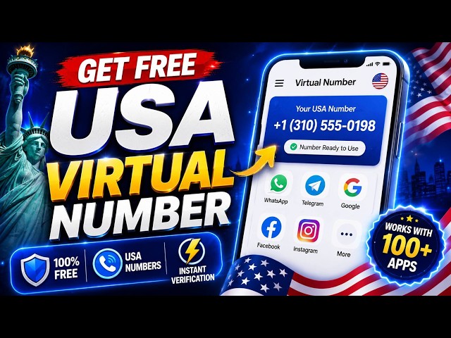 Get A FREE USA Virtual Number | Free Temporary Number