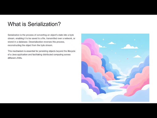 SERIALIZATION AND DESERIALIZATION IN JAVA
