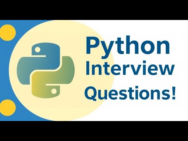 Only 10% Pass! Python Interview Questions You Must Know 🔥