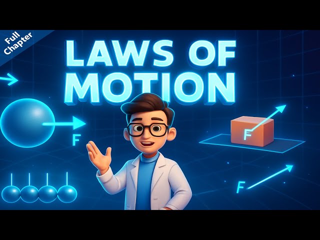 Laws of Motion – 3D Animated | Class 11 Full Chapter || Chapter 4 Physics