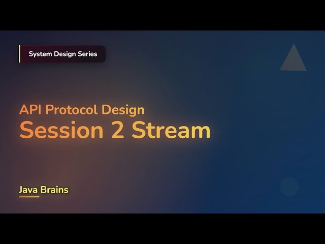 API Protocol Design For System Design Interviews - Live Class