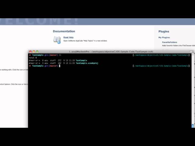 Open a Xcode project with AppCode from the command line.mp4
