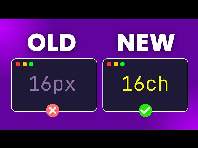 CSS Units Everyone Should Use Instead of Pixels